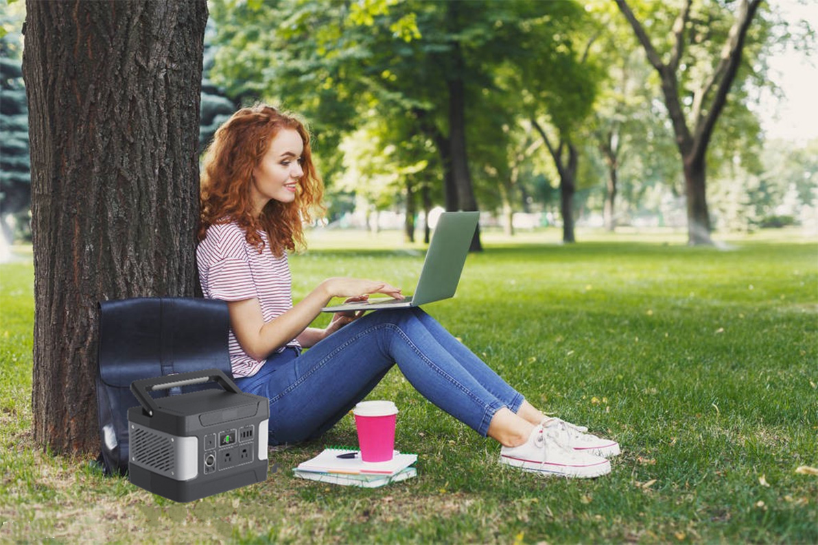 400W orkugeymsla neyðarsólarrafall fyrir hleðslu