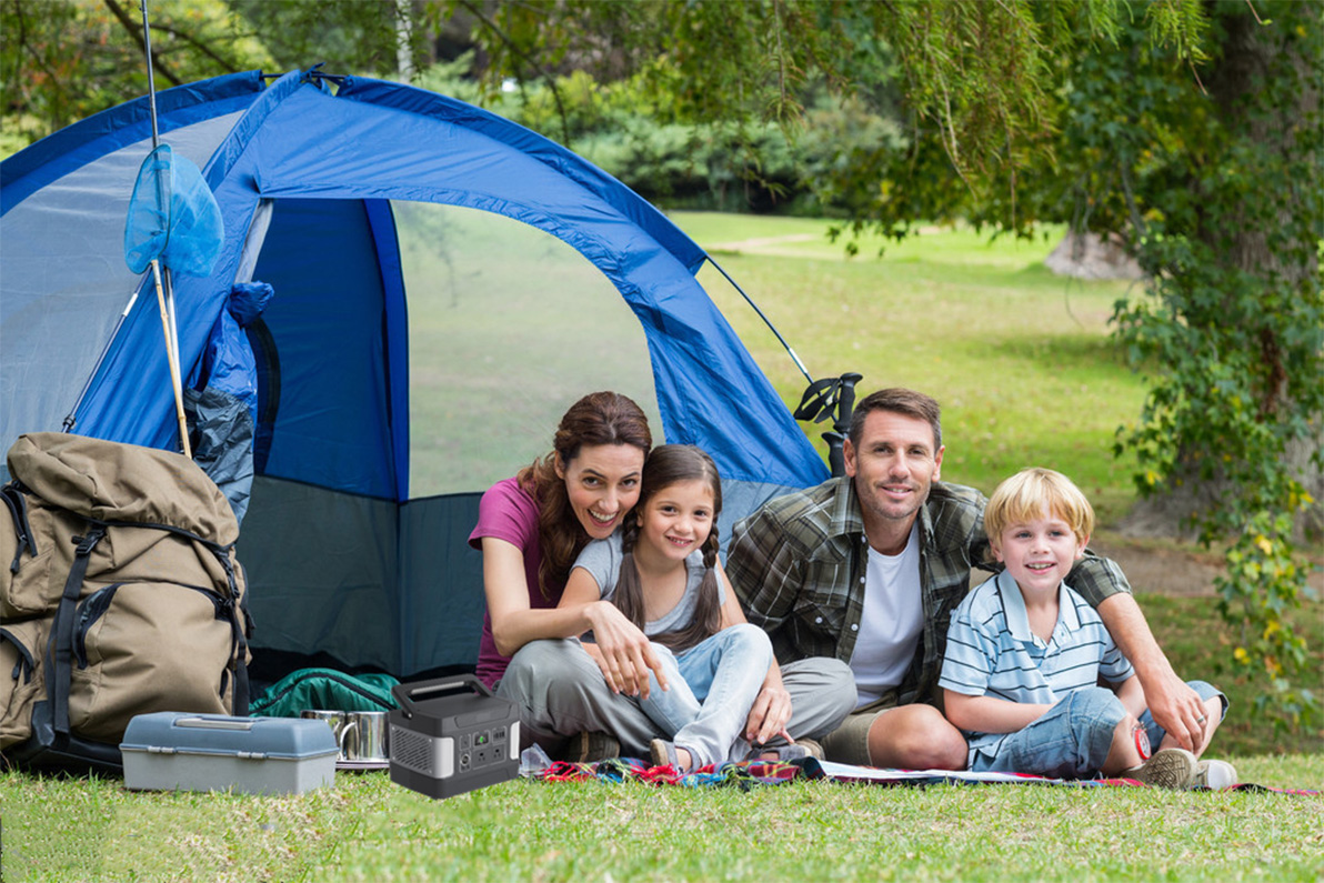 400W orkugeymsla neyðarsólarrafall fyrir hleðslu