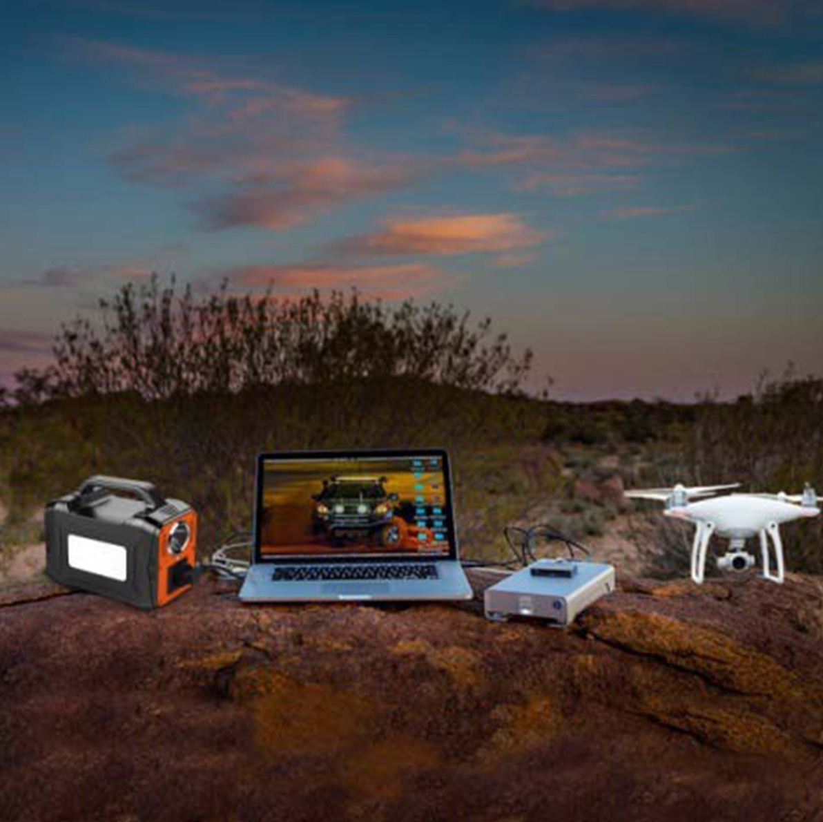 130W öryggis sólarrafall fyrir neyðarhleðslu