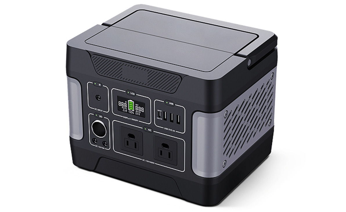 400W orkugeymsla neyðarsólarrafall fyrir hleðslu