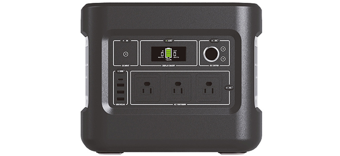 1000W endurhlaðanleg sólarrafall fyrir farsímahleðslu